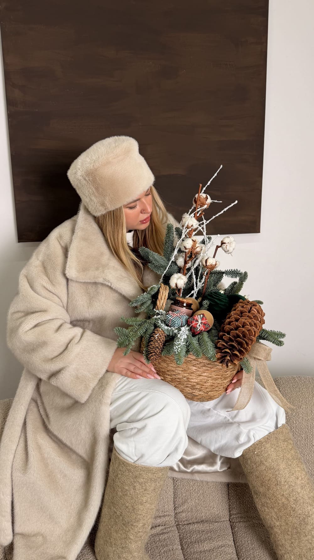 Новогодняя корзина «Уютного Нового года»