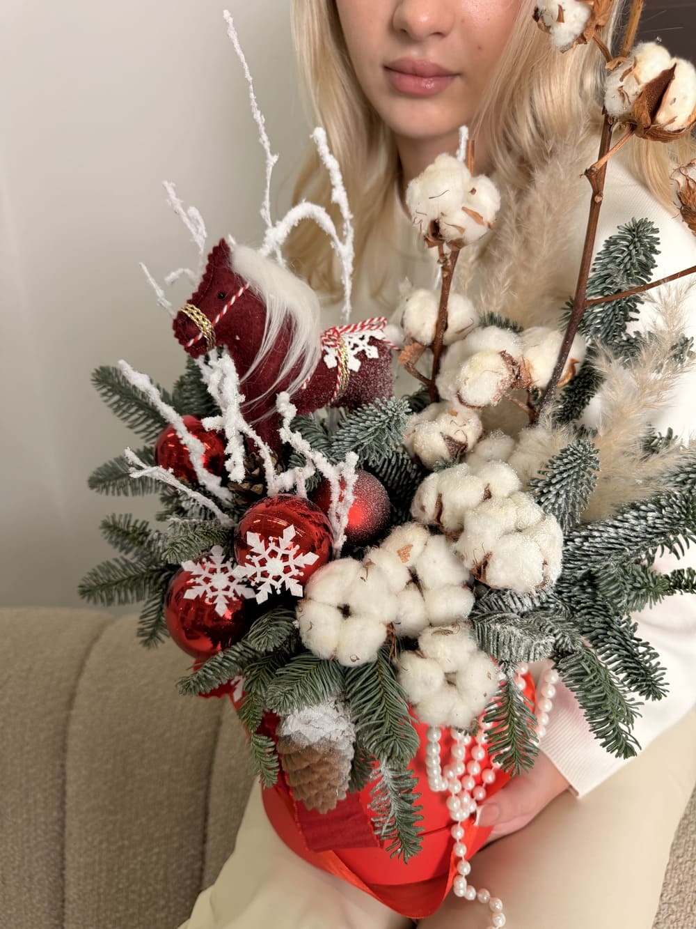 Композиция новогодняя «Символ года»